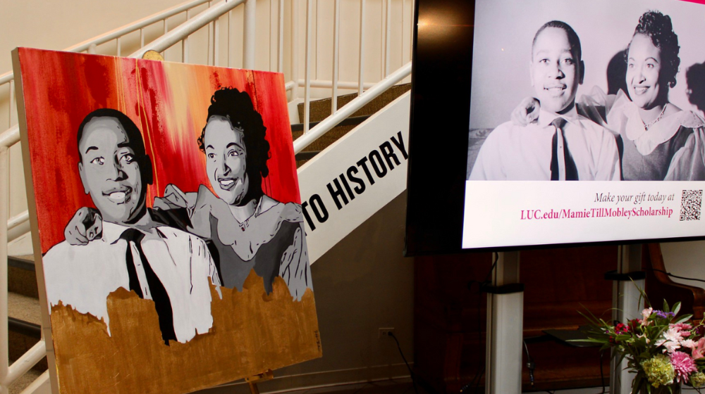Loyola's Beyond the Classroom event honors Mamie Till-Mobley.