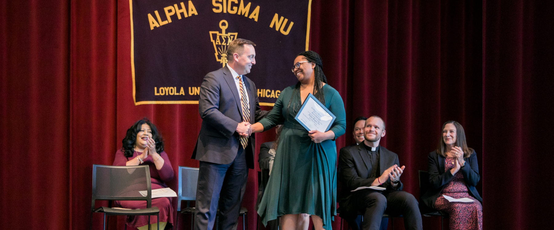 Dr. Markeda Newell, Interim Dean of the School of Education, inducted into Alpha Sigma Nu